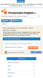Mobile Screenshot of privatschulen-vergleich.de