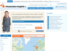 Tablet Screenshot of privatschulen-vergleich.de